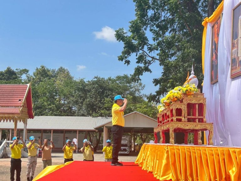 กิจกรรมจิตอาสาพัฒนา ทำความสะอาดและปรับปรุุงภูมิทัศน์ศาสนสถาน กวาดขยะ ใบไม้ ทำความสะอาดวัด ร่วมกับจังหวัดสุรินทร์ อำเภอสังขะ อบต.ตาตุม